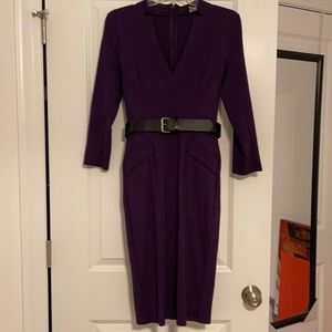 Venus Purple Belted Bodycon size 6
